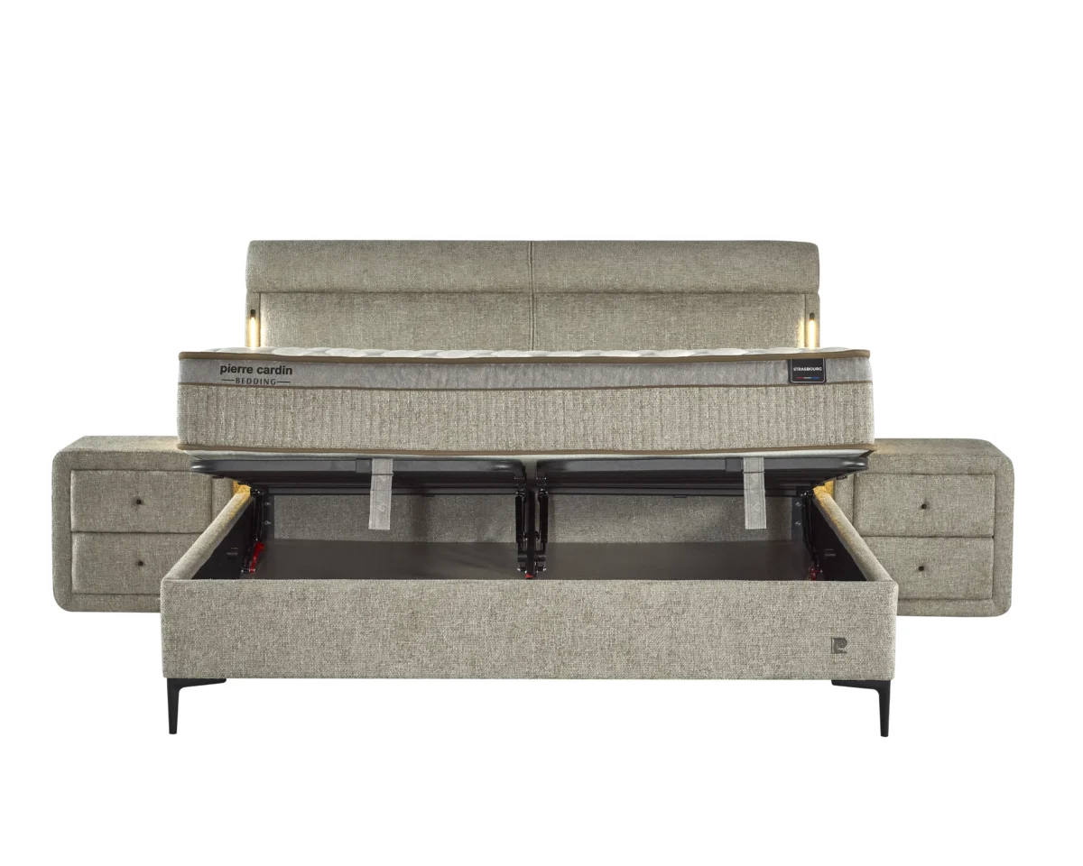 PALAIS Bed 200x200 - With Mattress - Image 3
